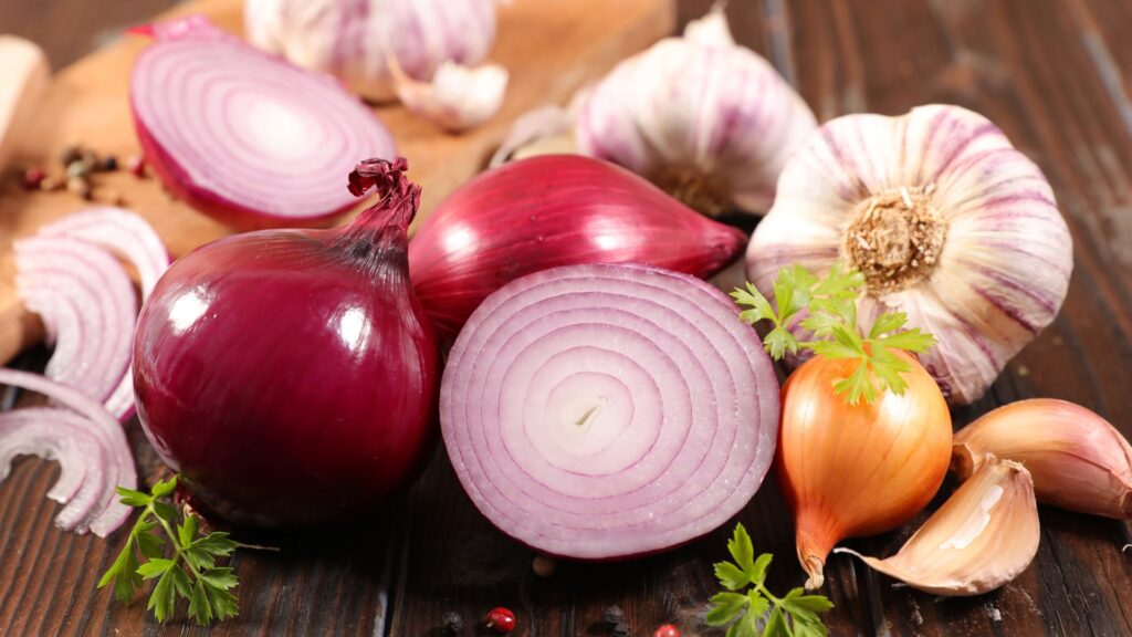 Onions and Garlic